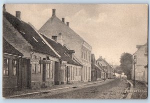 Denmark Postcard Photo Captures a Street Scene c1910 Antique Unposted