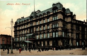 Adelphi Hotel, Liverpool England UK Undivided Back Vintage Postcard W04