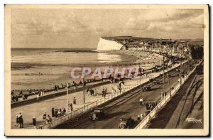 Old Postcard Mers les Bains View from the station