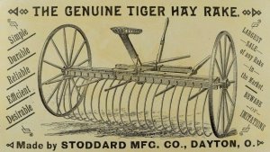 1870's-80's Stoddard Mfg. Co. The Genuine Tiger Hay Ride Grecian/Roman Girls &M