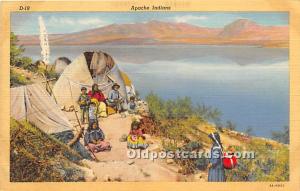 Apache Indians Indian Postcard