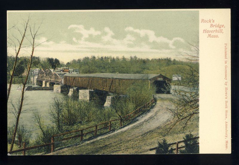 Haverhill, Massachusetts/MA/Mass Postcard, Rock's Bridge