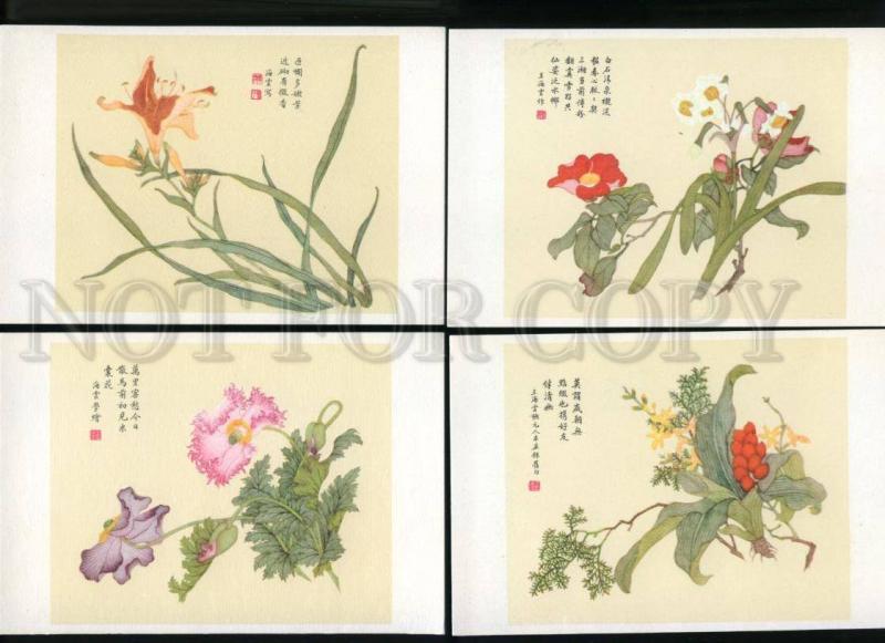 152471 FLOWERS Orchid Hibiskus Iris etc COMPLETE 10 old PCs