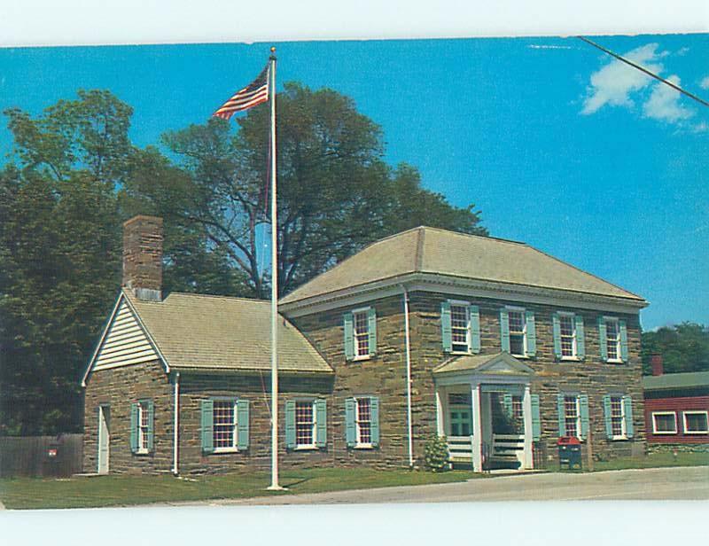 Unused Pre-1980 POST OFFICE Hyde Park - Near Poughkeepsie New York NY d8575