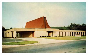 Postcard CHURCH SCENE Russellville Arkansas AR AT5956