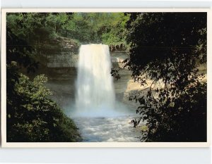 Postcard Minnehaha Falls, Minneapolis, Minnesota