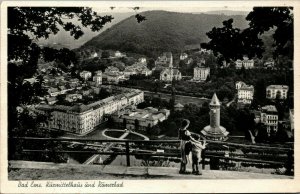 Germany Bad Ems Kurmittelhaus und Römerbad Vintage Postcard 03.59