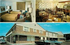 NY, Rochester, New York, Ivanhoe Motel, Multi View, Dexter Press No. 1703-C