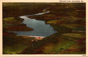 Missouri Springfield Aerial View McDaniel Lake Curteich