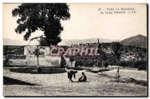 Old Postcard Morocco Taza Le Marabout Camp Girardot