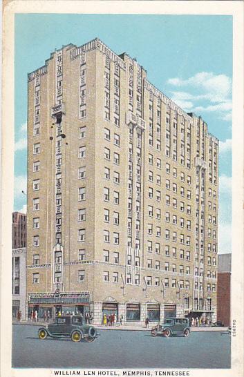 Tennessee Memphis William Len Hotel Curteich