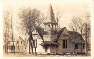 Casselton North Dakota Presbyterian Church Real Photo Antique Postcard K98700