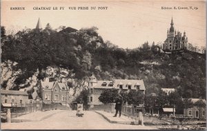 Belgium Esneux Chateau Le Fy Vue Prise Du Pont Vintage Postcard C051