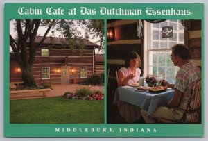 Roadside~Cabin Cafe At Das Dutchman Essenhaus~Middlebury IN~Continental PC
