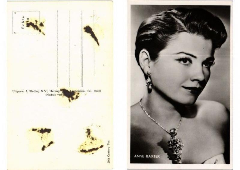 CPA AK Anne Baxter FILM STAR (557813)