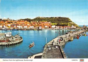 uk33908 harbour from the lighthouse scarborough uk