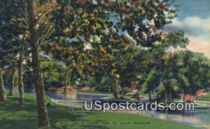 Duck lake, Forest Park - St. Louis, Missouri MO Postcard