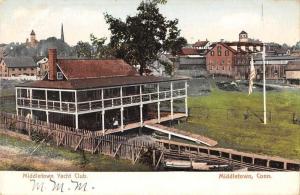 Middleown Connecticut Yacht Club Antique Postcard J59481 
