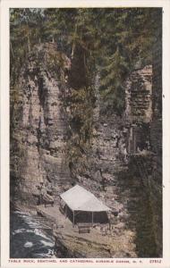 New York Ausable Chasm Table Rock Sentinel and Cathedral