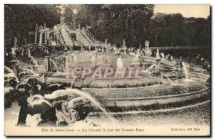Old Postcard Saint Cloud Cascades Day of Fountains