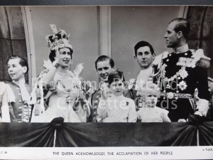 Queen Elizabeth ll Coronation ACCLAMATION, HER PEOPLE 2nd June 1953 Tuck RP