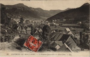 CPA LE MONT-DORE Environs - Le Hameau Queureilh et le Mont-Dore (1253508)