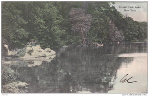 Central Park Lake, NEW YORK CITY, New York, PU-1908