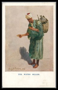 Egypt  Vintage Unused Color Postcard The Water Seller Water Carrier