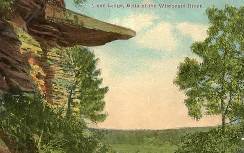 WI - Visor Ledge, Dells of the Wisconsin River