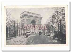 Paris (8th) Old Postcard Triumphal Arch of & # 39Etoile