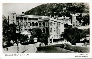 RPPC Gibraltar Military Hospital  Unused UNP Postcard