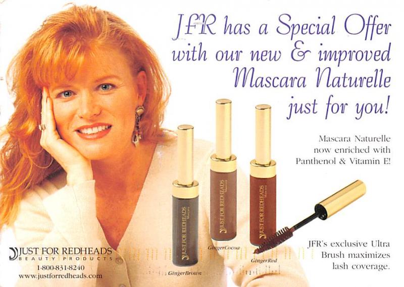 Just for Redheads Beauty Products - Advertising