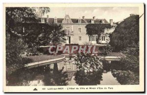 Old Postcard Luke on the sea & # City 39hotel mirror and d & # 39eau park