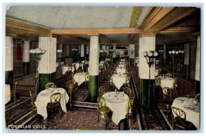 c1910's Pompeian Grill Congress Hotel And Annex Chicago Illinois IL Postcard