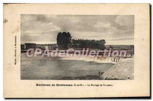 Old Postcard Montereau Dam De Varennes