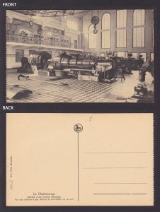 BELGIUM, Vintage postcard, Le Charbonnage (Coaling)