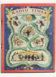 Radio Times Issue Number 9 Christmas 1932 Magazine Postcard