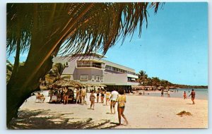 SANTO DOMINGO, Dominican Republic ~ HOTEL HAMACA Boca Chica Beach 1960s Postcard