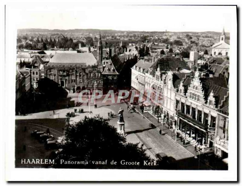 Modern Postcard Haarlem Groote Kerk Panorama Vanaf of
