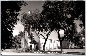 1959 Saint John's Lutheran Church Madison South Dakoda Real Photo RPPC Postcard