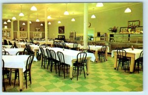 AMERICUS, GA  Dining Hall Interior GEORGIA SOUTHWESTERN COLLEGE c1960s Postcard