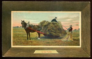 dc287 - Postmark SHEFFIELD MILLS STATION NS Postcard 1910s Farming Harvesting