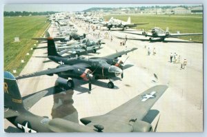 1960 Dayton Ohio Postcard USAF Museum W-PAFB Air Force Museum Aviation Planes