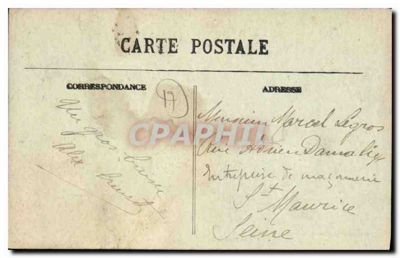 Old Postcard Fouras Boulevard Allard and Place Carnot