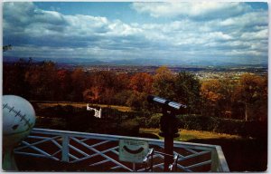 VINTAGE POSTCARD VIEW OF MONTICELLO FROM THE NORTH TERRACE