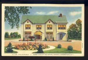 Schenectady, New York/NY Postcard, Club Palorama Night Club, Capitol District