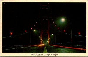 The Mackinac Bridge at Night Michigan