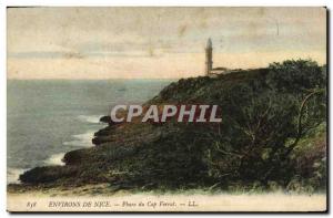 Old Postcard Cap Ferrat Lighthouse Nice surroundings