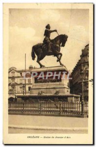 Postcard Old Orleans Statue of Jeanne d & # 39Arc