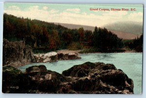 1910 British Columbia BC Canada Postcard Skeena River Grand Canyon Exterior View